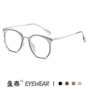 Tr90กรอบสี่เหลี่ยมแว่นตากันแสงสีฟ้าเลนส์เรซินขนาดกลางสำหรับทุกเพศสำหรับใบหน้าใหญ่พร้อมเลนส์ที่กำหนดเอง83076 - Product Image 4