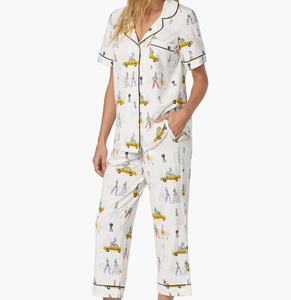 Nuevo Diseño <span class=keywords><strong>de</strong></span> Ropa <span class=keywords><strong>de</strong></span> Dormir <span class=keywords><strong>de</strong></span> Manga Corta para Mujer, Pijama <span class=keywords><strong>de</strong></span> Algodón Estampado, Ropa <span class=keywords><strong>de</strong></span> <span class=keywords><strong>Noche</strong></span> para el Hogar, Suave y Transpirable, Conjunto <span class=keywords><strong>de</strong></span> Pijama para Mujer - Product Image 3