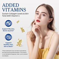 Gummies de Collagène et Biotine avec Vitamine C, Collagène Hydrolysé, Complément de Beauté, Fabricant OEM en Gros sous Marque Privée