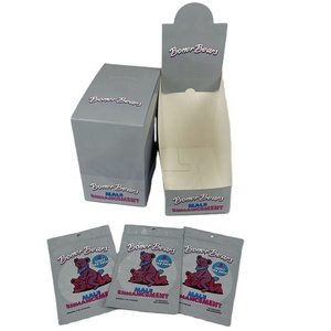 Boîtes de présentation pour gummies, amélioration masculine, emballage sexuel, 15 sachets comestibles, présentoir de comptoir, boîte en papier, emballage pour <span class=keywords><strong>chocolat</strong></span> aux champignons - Product Image 3