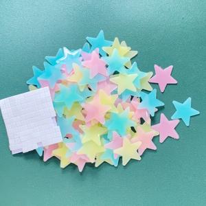 <span class=keywords><strong>Adesivi</strong></span> luminosi luminosi oscuri a stella vuota 3D per camera da soggiorno con decalcomania - Product Image 3