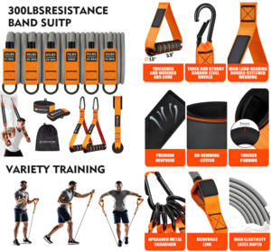Attrezzo per allenamento <span class=keywords><strong>con</strong></span> elastici per il Fitness di resistenza per il rafforzamento muscolare del braccio - Product Image 2