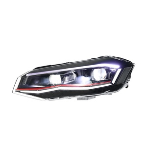 Conjunto de Faros Delanteros LED Modificados de 12V 50W para POLO 19-24, con Luz Diurna LED y Señal de Giro Dinámica - Product Image 3