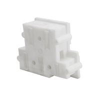 Prise modulaire ignifuge en plastique blanc pour système de barres omnibus triphasé à 5 fils, vente en gros usine