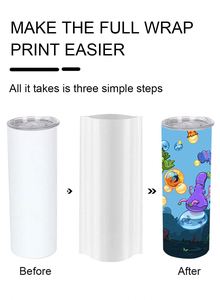 Vasos de 20 oz de Doble Pared con Aislamiento al Vacío, Vasos Rectos para Sublimación con Purpurina - Product Image 2
