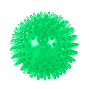 Balle de dressage pour animaux de compagnie, durable, pour le nettoyage des dents, jouet sonore pour chiot, jouet interactif élastique pour chien, balle à mâcher - Product Image 1
