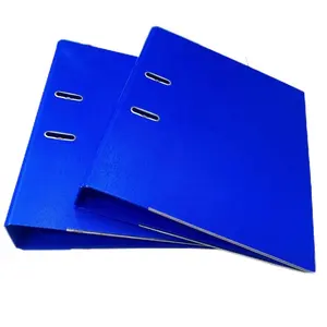 High quality good price Office files organizing metal clip A4 Size 2.5mm rigid cardboard 2 sides pp Lever Arch File Folder