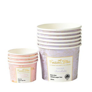 Low MOQ Customized logo Paper <b>Cup</b> for Ice Cream,dessert Bowl with Lid,ice Cream <b>Cup</b> with Lid - Product Image 2