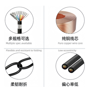 Merekomendasikan kabel standar Amerika kawat kabel tahan aus ramah lingkungan 26 28AWG 9Core UL2464 kabel dan kabel tahan rendah