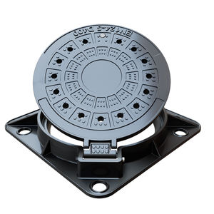 C/O <span class=keywords><strong>600</strong></span> mm 빗물 배수 맨홀 커버 힌지 SMC 복합 맨홀 커버 - Product Image 2