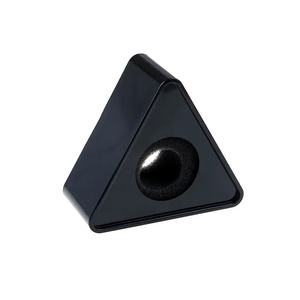 Прочный 40 мм с отверстиями ABS пластиковый микрофон для телеинтервью кардиоидный Полярный узор с разъемом XLR черный треугольный логотип флаг - Product Image 6