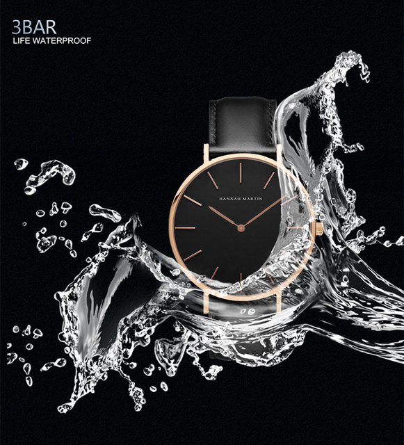 HANNAH MARTIN CH02 Online Shopping Unisex Quartz Wrist Watches Minimalist Design Analog Stylish Waterproof Ladies Men Watches