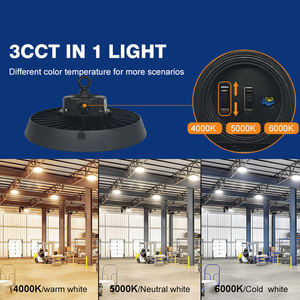5 năm Dimmable 100W 150W 200W 240W không thấm nước IP65 100V -277V nhà xưởng công nghiệp kho Highbay UFO dẫn ánh sáng bay cao - Product Image 3