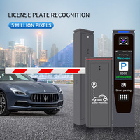 Barrera de Control de Acceso Remoto para Estacionamiento de Autos, Barrera Automática Articulada para Estacionamiento, Sistema de Lector RFID de Largo Alcance