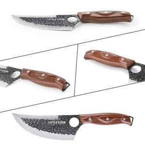 Premium Stainless Steel Blade Butcher <strong>Knife</strong> <strong>Set</strong> Hand Forged with Ergonomic Wooden ABS Handle <strong>Kitchen</strong> <strong>Knife</strong> <strong>Set</strong> - Product Image 5