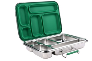 Boîte à lunch <span class=keywords><strong>isotherme</strong></span> de luxe en acier inoxydable 304, 5 compartiments, anti-fuite, sans BPA, grande capacité, compatible micro-ondes – Meilleure vente - Product Image 4