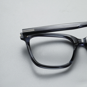 Men's Rectangle Full Rim <b>Eyeglasses</b> Solid <b>Frame</b> Anti-Uv Vision Correction <b>Frames</b> for Adults - Product Image 3
