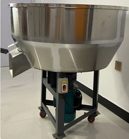 Mélangeur d'aliments polyvalent en acier inoxydable avec port de décharge élargi, sans blocage de matériaux, pour l'engrais, les céréales et l'alimentation du bétail