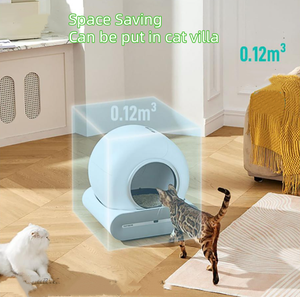 Litière automatique intelligente PetFit pour chat, capacité de 65 L, capteur infrarouge WiFi, écologique, sans poussière, contrôle des odeurs, design peu encombrant - Product Image 4