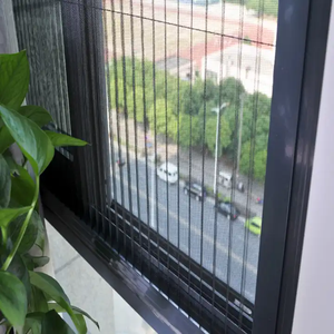 Chất lượng cao 2025 mùa hè sử dụng flyscreen có thể thu vào Xếp Li Màn hình muỗi <span class=keywords><strong>Net</strong></span> cho cửa sổ - Product Image 3