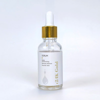 Marque privée Soins de la peau 30ML Sérum pour le visage Hydratation en profondeur Enlever la mélanine Nourrir la peau Sérum en or 24K