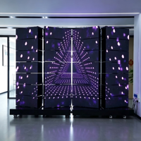 Solution murale LED tactile intérieure P3.91 P2.976 P2.6 pour téléviseurs, ensemble de panneaux P2.9 500x1000 suspendus, écran LED d'animation IP65 pour scène