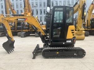 In Stock Brand‑new SY35U Mini Crawler Excavator, 0.12m³ Standard <b>Bucket</b>, Versatile Small Excavator For Renovation . - Product Image 1