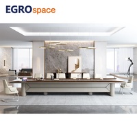 EGROspace Mobilier commercial moderne, table de réunion modulaire pour salle de conseil, table de conférence de bureau