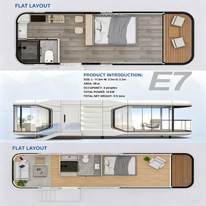 SKYLINE Casa Móvil Cápsula <span class=keywords><strong>Espacial</strong></span>, Salón de Té, <span class=keywords><strong>Estación</strong></span> para Puntos Turísticos al Aire Libre, Almacén Apple, Salón para Celebridades de Internet, Casa Contenedor - Product Image 6