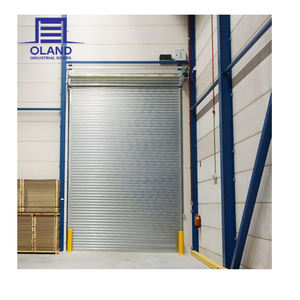 연기 내화 롤러 도어 3 시간 보호 안전 강화 비상 단열 출구 도어 자동 셧다운 - Product Image 2