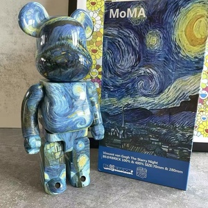 Figura Coleccionable Bearbrick 400% 28C de Resina con Diseño de Superhéroes de <span class=keywords><strong>Marvel</strong></span>, Decoración para el Hogar, Oficina o Sala de Juegos, Oso Violento - Product Image 2