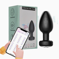 Kabellose APP-Fernbedienung 10 Frequenzen Analsex-Spielzeug Vagina G-Punkt Dildo Männliche Prostata-Massage Bullet Butt Analplug