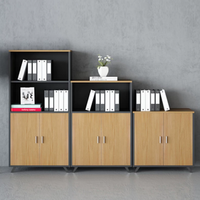Nuevo Conjunto de Muebles de Oficina Modernos y Duraderos de MDF Blanco, Gabinete de Almacenamiento Pequeño para Libros y Archivos, Oficina en Casa