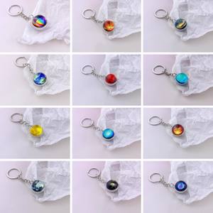 Collar con colgante Vintage de doble cara luminoso de nebulosa de galaxia cósmica creativa de nuevo estilo de moda euroamericana - Product Image 6