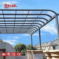 Auvent en alliage d'aluminium pour extérieur, résistant à la neige et aux UV, avec isolation thermique, pour villa, terrasse, balcon, cour