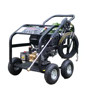 Bison(China) BS250B 3600 PSI 250 Bar Electric Start Petrol High Pressure Car Washer Equipment For Sale