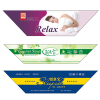 Étiquettes collées de matelas de haute qualité Étiquettes personnalisables collées de tapis avec impression