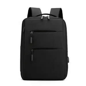polyester thin casual design small backpack usb 15 laptop bags with logo