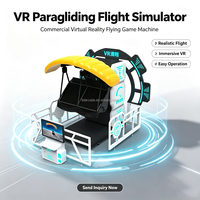 Máquina de Simulación de Parapente VR para Dos Jugadores, Plataforma de Movimiento 3 DOF de Aluminio de Alta Calidad para Interiores, Uso Comercial Popular