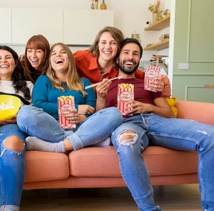 Popular Display-Worthy Durable Eco-Friendly Greaseproof Paper Cinema <strong>Popcorn</strong> Bag Flexo Printing for Snack Time Pizza Sushi - Product Image 4
