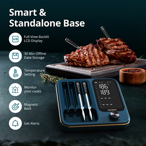Termometro Intelligente Wireless INKBIRD INT-14S-BW con 4 Sonde, WiFi e Bluetooth per BBQ, Bistecche e Grigliate - Product Image 4