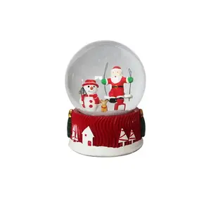 定制树脂工艺品雪球玻璃雪人雪球定制雪球圣诞雪球