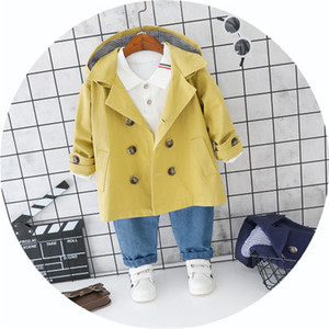 Ensemble 3 pièces : Body à manches longues, Jean taille haute, Manteau et Pantalon de cérémonie pour bébés et enfants, du fabricant chinois - Product Image 2