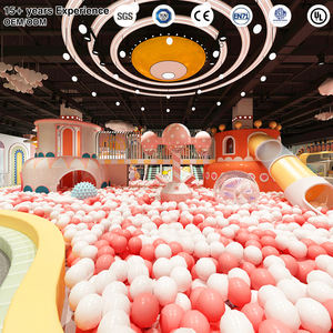 Aire de jeux gonflable avec toboggan et piscine pour tout-petits et bébés, espace de jeu doux avec balles colorées pour enfants, idéal pour cafés et clubs, directement de l'usine - Product Image 4
