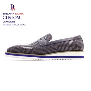 Chaussures en cuir tissé faites à la main Dreamy Stark, couleur personnalisée avec semelle extérieure en EVA pour homme, mariage, bureau - Product Image 4