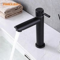 Robinet moderne à capteur sans contact en acier inoxydable chromé, montage sur plan, 1 poignée, installation 1 trou pour lavabo de salle de bain, usage domestique, garantie 1 an