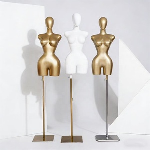 Maniquí de Medio Cuerpo con Cintura Delgada y Busto Completo, Soporte de Exhibición Profesional en Stock, Accesorios de Modelo de Talla Grande para Mujer - Product Image 2