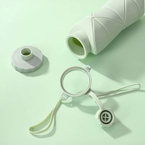 Nuevo Diseño de Vaso de Agua Plegable de Silicona, Botella Deportiva Portátil y Plegable para Viajes, Vaso de Agua Telescópico para Exteriores - Product Image 4