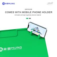 Tapis de réparation multifonctionnel en silicone Mijing FM-11 FM-12 pour station de soudage BGA de téléphone portable, outil de travail