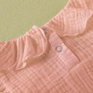 Conjuntos de ropa para bebé, peleles y monos para niñas de talla grande con encaje al por mayor - Product Image 3